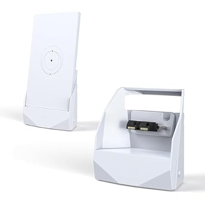 Starlink Router Mini Mount, Gigabit Docking Station for Starlink Mini Router, 1 WAN + 3 LAN Ports Ethernet Hub, Wall-Mount & Adhesive Installation, High-Speed Network Expansion for Home, RV & Office