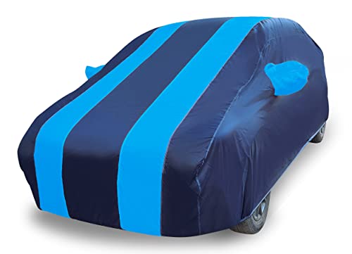 Image of Auto Hub Car Cover Compatible with Maruti Alto K10 with Mirror Pocket, Weather Proof, Triple Stitched, Alto K10 Car Cover- Navy-Blue