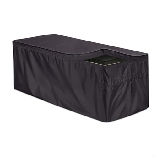 GANCEI Cubierta para caja de cubierta, cubierta de caja de almacenamiento para exteriores, impermeable, tela Oxford 210D, resistente a la intemperie, fundas protectoras para cajuela (S)