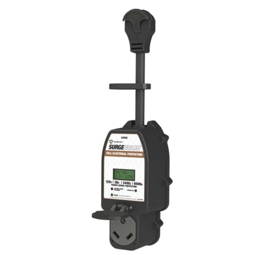 Surge Guard Southwire 34930 30A - Full Protection Portable with LCD Display Black