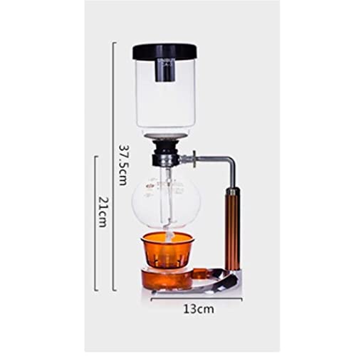 Cafetera de sifón manual capacidad 5 tazas miniatura 5