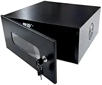 Organizador Metálico para DVR Intelbras, Rack de Rede, Caixa Preta