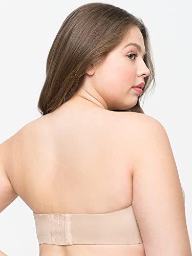 Curvy Couture Women's Strapless Multi-Way Bra – Smooth Design, Versatile Straps & Comfortable Support4