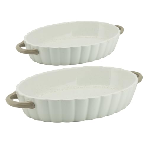 10 Strawberry Street Pumpkin Patch 12" & 14.5" Stoneware Bakers,