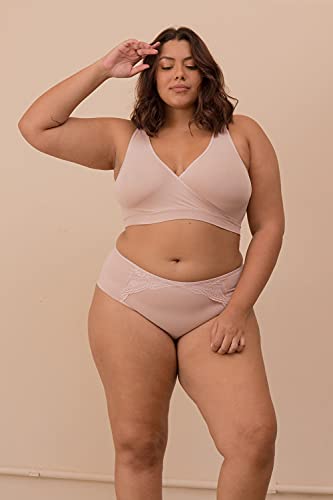 Top Nadador Transpassado Plus Size Rosê-48