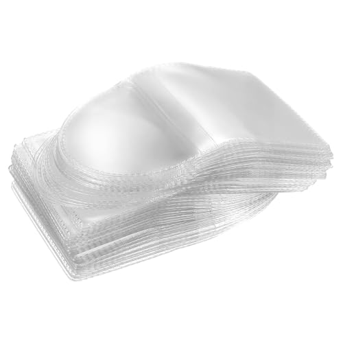 Fundas para monedas de PVC NUOBESTY: 80 piezas transparentes para organizar colecciones