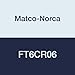 Matco-Norca FT6CR06 Forged Steel Threaded Cross Cl6000, 1-1/4", Silver