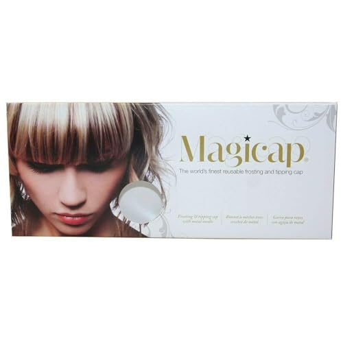 MAGICAP Pro Salon Silicon Hairdressing Highlighting Frosting Cap & FREE Hook