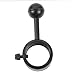 KQFCAZRE Aluminum Alloy Diving Flashlight Accessories Ball Joint Bracket Arm Ball Holder Clamp Mount, Black, 35mm