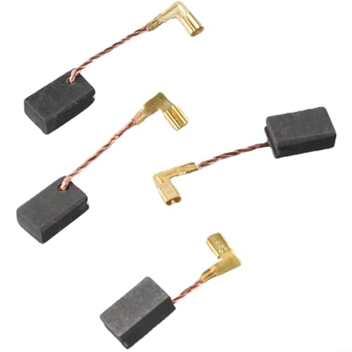 4 cepillos de carbono compatibles con CB459 CB460 GA4530 GA4534 GA5030 GA5034 JS1000 JS1601 PJ7000 TM3000C piezas de repuesto para amoladoras angulares y herramientas eléctricas, material de carbono y - imagen 2
