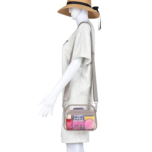 Image of Oraben Clear Bag for Stadium Events Clear Purse Stadium Bag Satchel Handbags for Sports Events Concerts Festivals | Stadium Approved