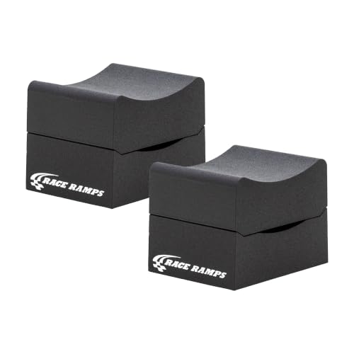 Race Ramps Two-Piece Foam Wheel Cribs, Tires to 12 in, 8 in H, Set of 2
