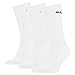 Produktbild PUMA 18 Paar Sportsocken Tennis Socken Gr. 35-49 Unisex für sie und ihn, Farbe:300 - white, Socken & Strümpfe:47-49