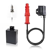 Ignition Coil CDI Box Spark Plug for Polaris Ranger 500 2004-2009 Ranger 400 2010-2014 Sportsman 400 2009-2014 Sportsman 500 2004-2008 Hawkeye 400 2011-2014 3089238 3089239