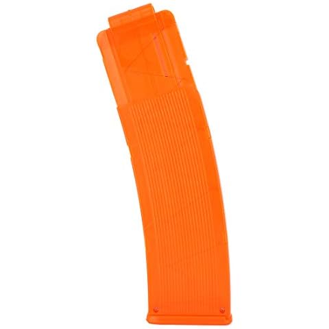 OIMIO Bullet Clips, 22 Darts Magazine Quick Reload Clip for Nerf N-Strike Elite Blasters (Orange) Cover