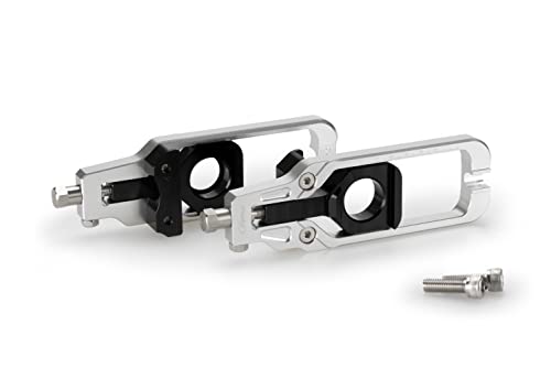 Tensor de cadena Puig 20691P en plata para un ajuste preciso de la motocicleta