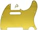 Dopro 8 Hole Tele Guitar Pickguard Scratch Plate fits USA/Mexican Fender Telecaster Gold Mirror