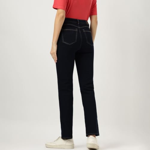 Image of Marks & Spencer High Rise Straight Fit Ankle Length Jeans