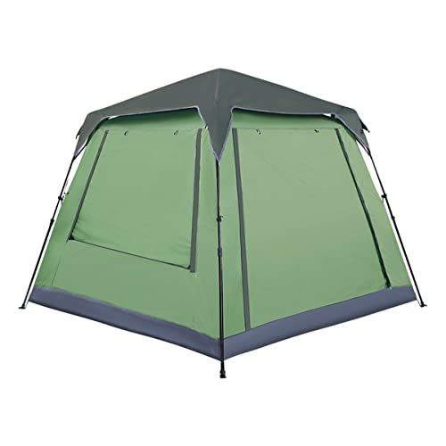 Tente de camping 4 places avec auvent et protection solaire pour vacances en famille