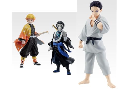 一番くじ 鬼*滅の*刃 ～雷の兄弟～ (A賞 我妻善逸、B賞 獪岳、ラストワン賞 狛治) 3種セットのサムネイル