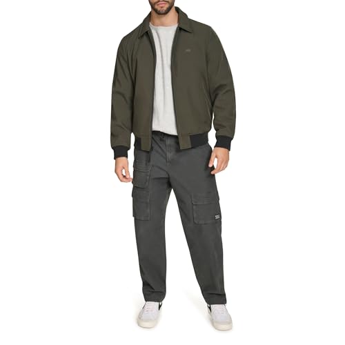 Image of Levi's Men's Men's Lightweight Softshell Varsity Rib Knit Bomber Jacket