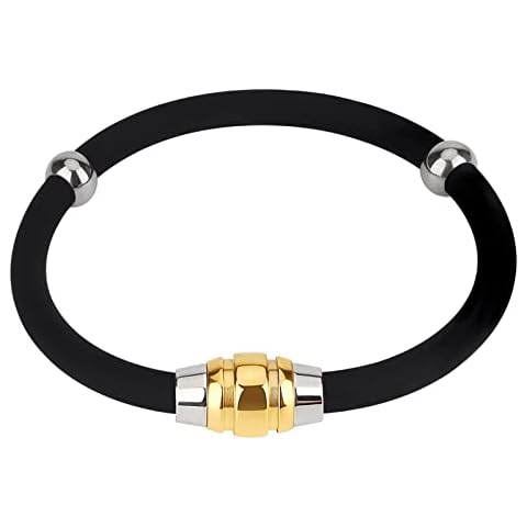 PengZhang Anti-Electricity Static Products Anti-Electricity Static Electricity Prevention Static Titanium Germanium Magnetic Unisex Silicone 2 Gold Size (19 cm) Cover