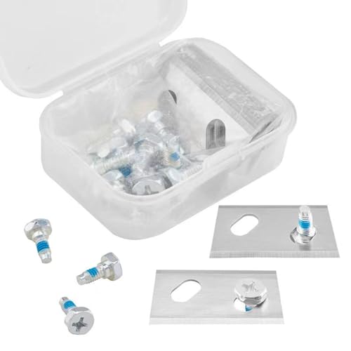 BBTISG 24 Stück Rasenrobotermesser, Universal Ersatzklingen mit Schrauben für Robotermäher Ersatzklingen für Robomow RK Roboterersatzteile (Gold) – Bild 6