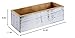 Make Market 12” Rectangular Wood Box Decorative Box for Crafts, Art Supplies, Organization - Whitewash, 1 Pack