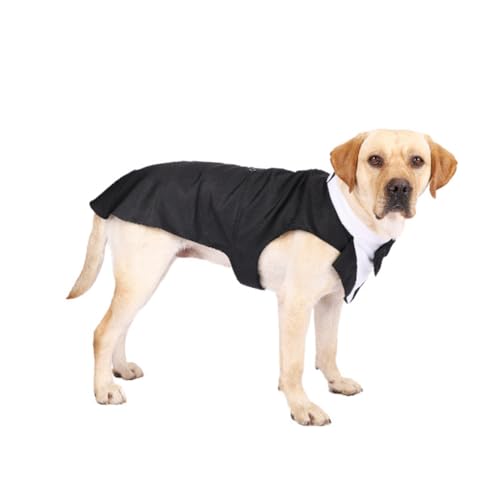 Traje de esmoquin para perro con pajarita, talla M formal miniatura 5