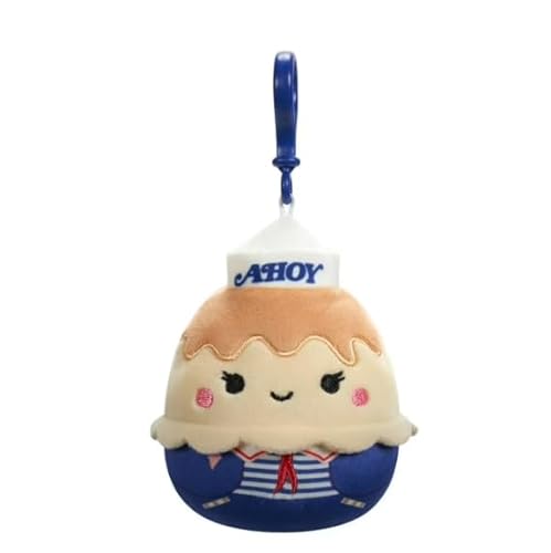 Squishmallows Ahoy USS Butterscotch, 3.5 inch Plush Clip