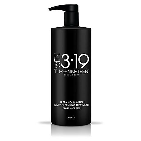 WEN 319 by Chaz Dean Daily Cleansing Treatment - Cleansing Conditioner for Hair, Shampoo & Conditioner Cowash for Fine or Curly Hair, Co Wash with Rosemary Oil - Fragrance Free, 32 Fl Oz (Pack of 1) Cover