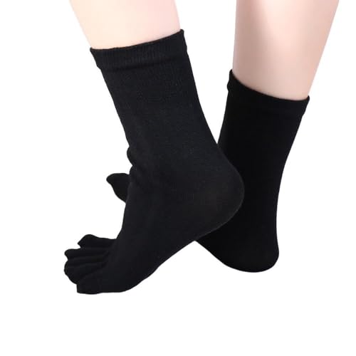 Kopida 4 Pairs Toe Socks Cotton Athletic Running Five Finger Socks3