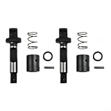 Evenoonest Metallhalter Hammerbolzen Ersatzset für PH65A Abbruchhammer, Metall- und Gummi-Konstruktion, 2 Sets für Werkstatt und Baueinsatz