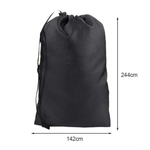 Bolsa de hojas resistente y duradera para tractores de césped con gran capacidad 3