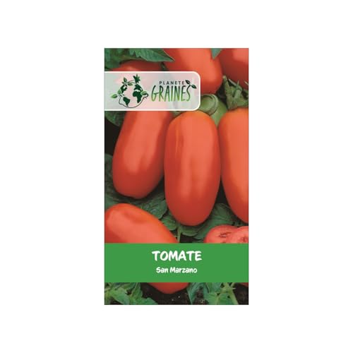 250 Graines de Tomate San Marzano (Tomate Italienne) - Idéale Sauces, Coulis et Séchage - Faible acidité