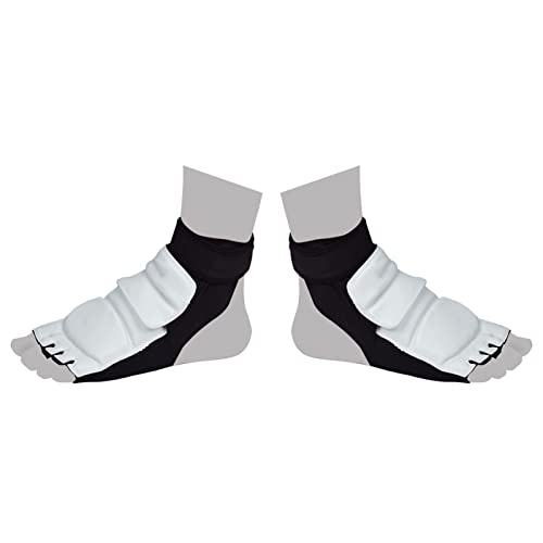 Natudeco 1 Pair Taekwondo Foot Protector Taekwondo Sparring Gear Foot Protector Karate Karate Boxing Sparring Foot Guard Boxing Sparring Foot Guard for Training (L 36-37)