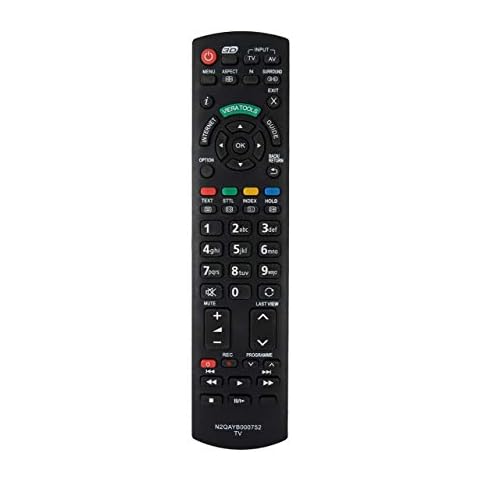 Universal Replacement Remote Control for Panasonic TV - N2QAYB000752 Cover