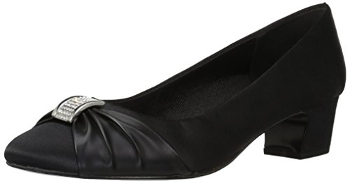 Easy Street Womens Eloise Faux Leather Dressy Block Heel