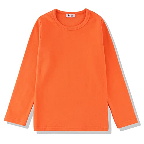 Image of POBIDOBY Toddlers Long Sleeve T-Shirt Soft Cotton Top Tees for Girls and Boys 1-Pack