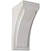 Ekena Millwork CORWD05X06X12FEWH Large Felix Wood Vintage Decor Corbel, 5"W x 6 3/4"D x 12"H, Chalk Dust White