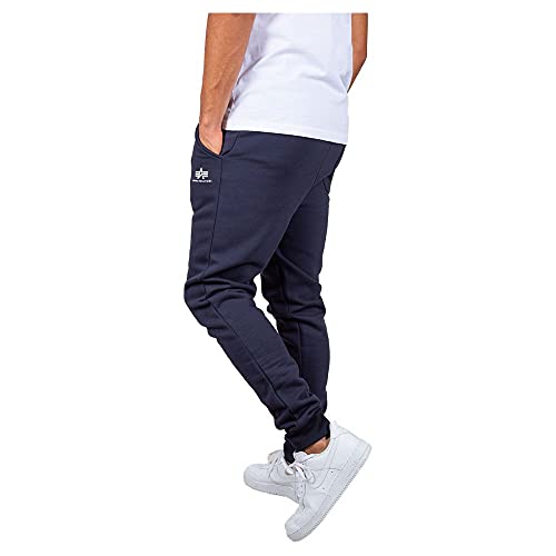 Alpha Industries Basic Jogger SL Jogginghose für Herren Rep.Blue – Ansicht 4