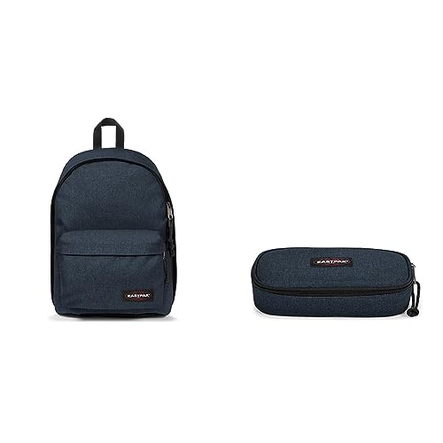 Sac à dos Eastpak Out of Office bleu avec trousse scolaire Oval Single