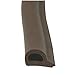 Weatherstrip, P, Brown, Length 200 ft.