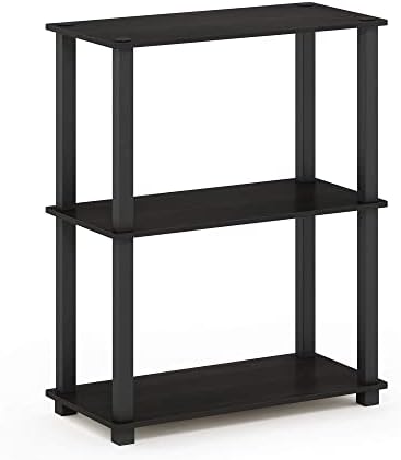 Furinno Toolless Shelves, Wood, French Oak Grey/Black, one size