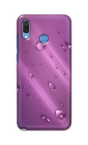 Image of PRINTFIDAA Water Bubbles in Lilac Background Printed Designer Hard Back Case Cover for Honor Play, COR-AL10, COR-L29, COR-L09 -(RP) MVN1005