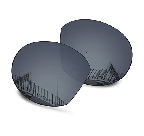 Image of Well-aimed Replacement Lenses Compatible with Oakley Clifden OO9440 Sunglasses - Black Iridium Polarized