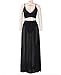 Rela Bota Women's Sexy Summer 2 Piece Maxi Chiffon Dress Crop Top Skirt Set Beachwear Black M