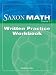 Saxon Math Course 1: Written Practice Workbook