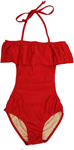 Image of Cheryl Creations Kids Ruffle One Piece Bikini Swimsuit