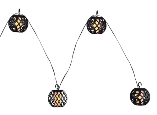 GUIRNALDA SOLARE 98XLED 4.1m 1700K IP44 plastica nero